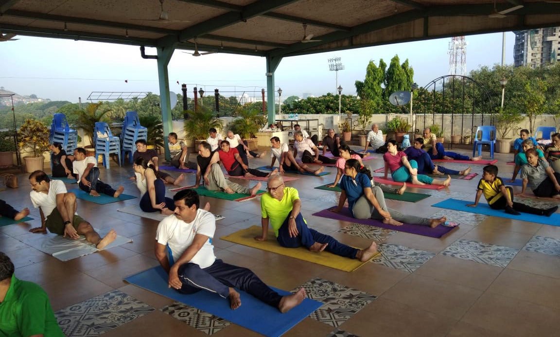 Yoga celebration on Yoga day with IMA